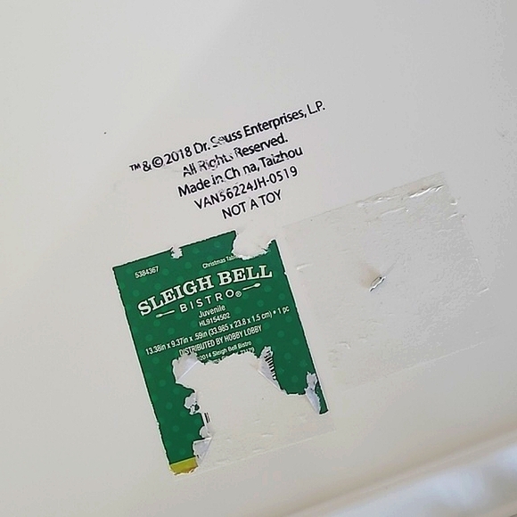 2018 The Grinch Who Stole Christmas Bistro Plastic Serving Platter Collectible - Picture 11 of 14